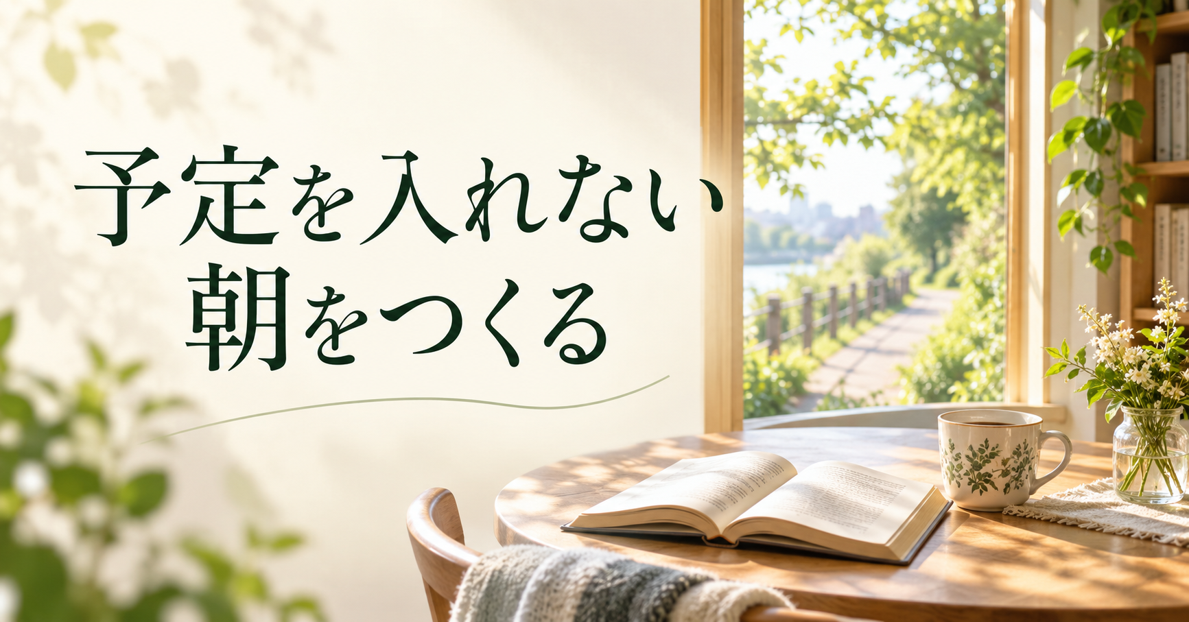 note見出し・ヘッダー：ひとりの朝時間（架空依頼）